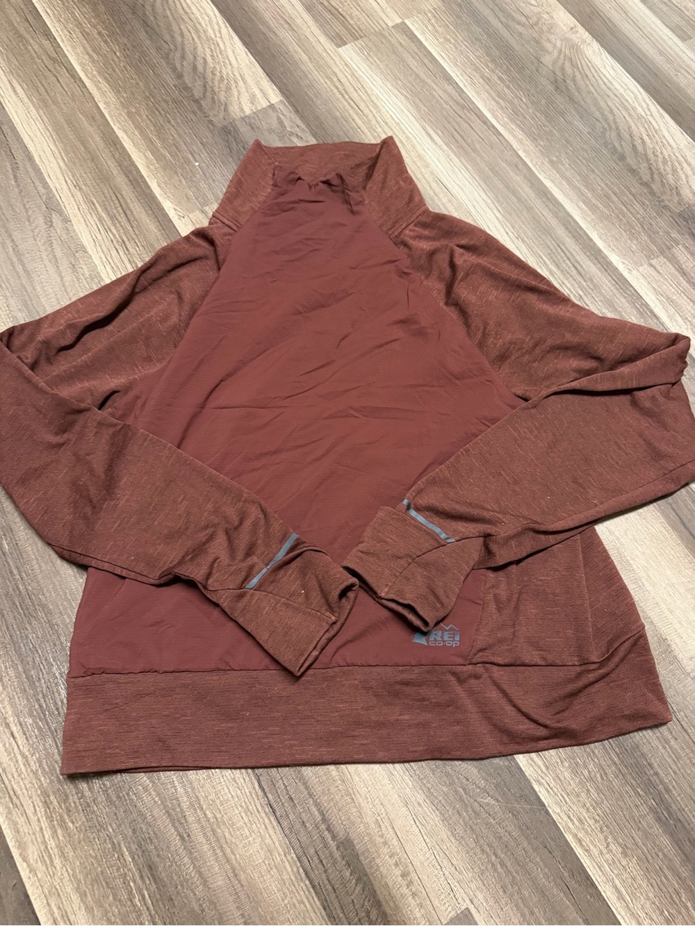 REI Co-op Women’s Large Quarter Zip Pullover Hiking Running Top